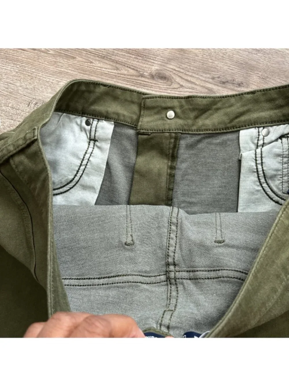 Gap High Rise Jegging Womens 20 Short Green Full Length NWT - Picture 14 of 16